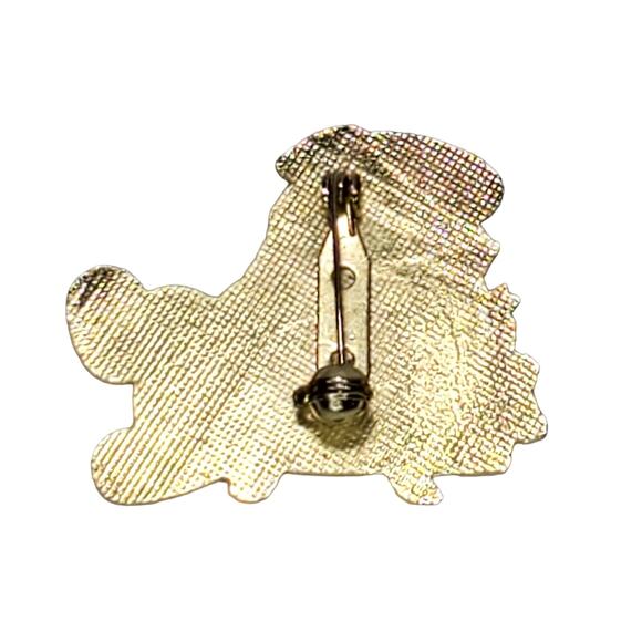 Relaxing Santa Claus Lapel Pin Christmas Holiday Vtg Holiday Decorative Xmas - Picture 3 of 3